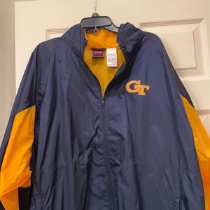 Men’s Georgia Tech Windbreaker, size 2XL